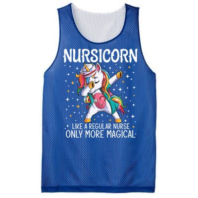 Dabbing Unicorn Nursicorn Funny Nurse Gift Cna Rn Gift Mesh Reversible Basketball Jersey Tank