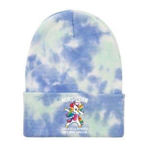 Dabbing Unicorn Nursicorn Funny Nurse Cool Gift Tie Dye 12in Knit Beanie