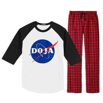 Doja Universe Nasa Blue Doja Cat Raglan Sleeve Pajama Set