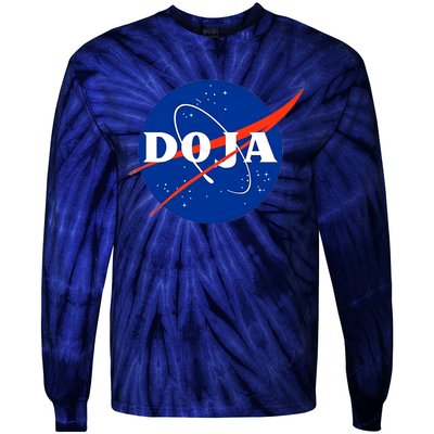 Doja Universe Nasa Blue Doja Cat Tie-Dye Long Sleeve Shirt