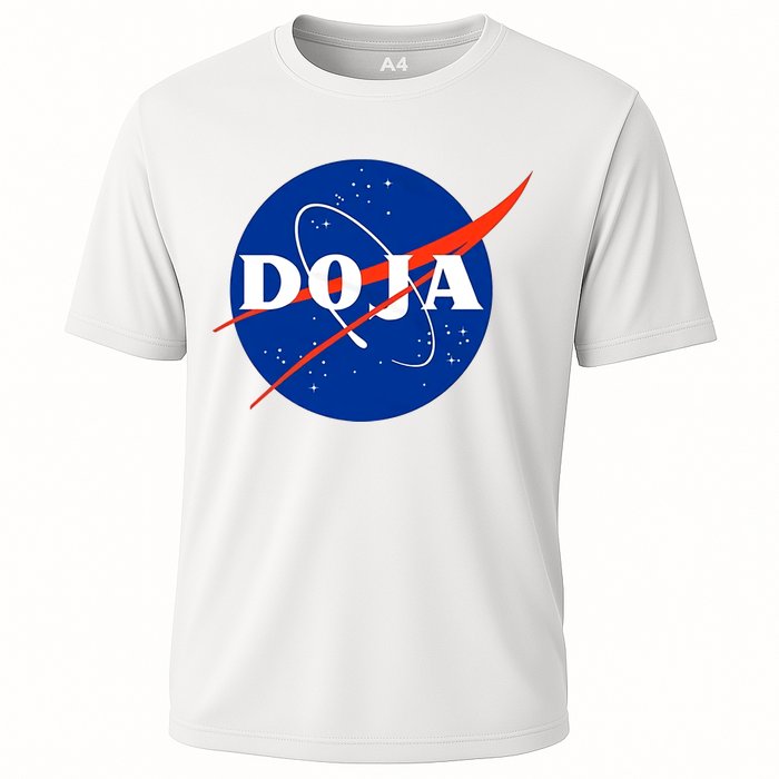 Doja Universe Nasa Blue Doja Cat Cooling Performance Crew T-Shirt