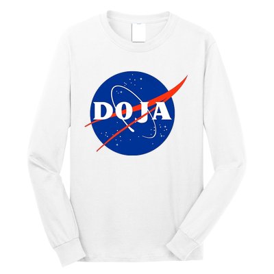 Doja Universe Nasa Blue Doja Cat Long Sleeve Shirt