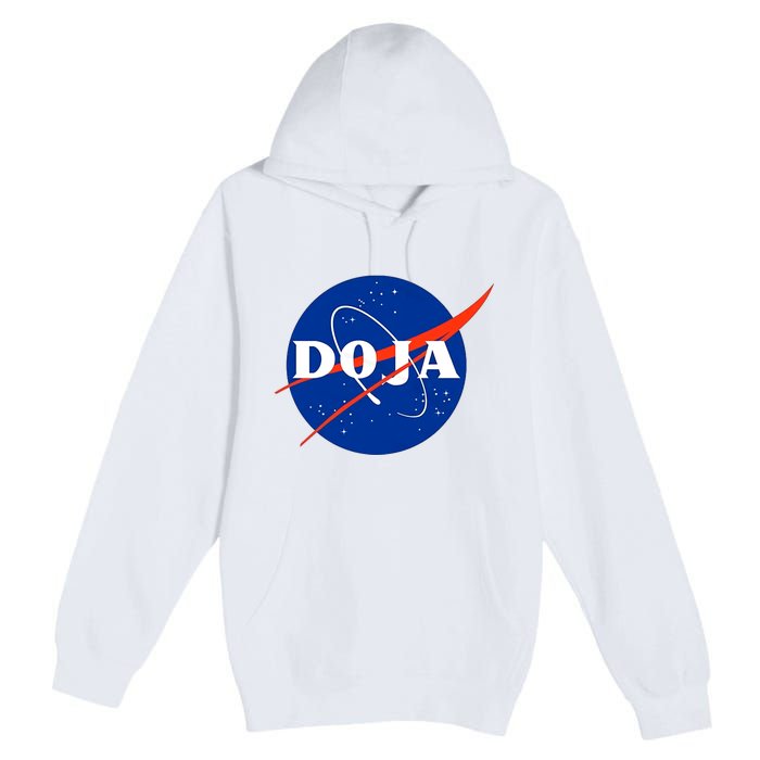 Doja Universe Nasa Blue Doja Cat Premium Pullover Hoodie