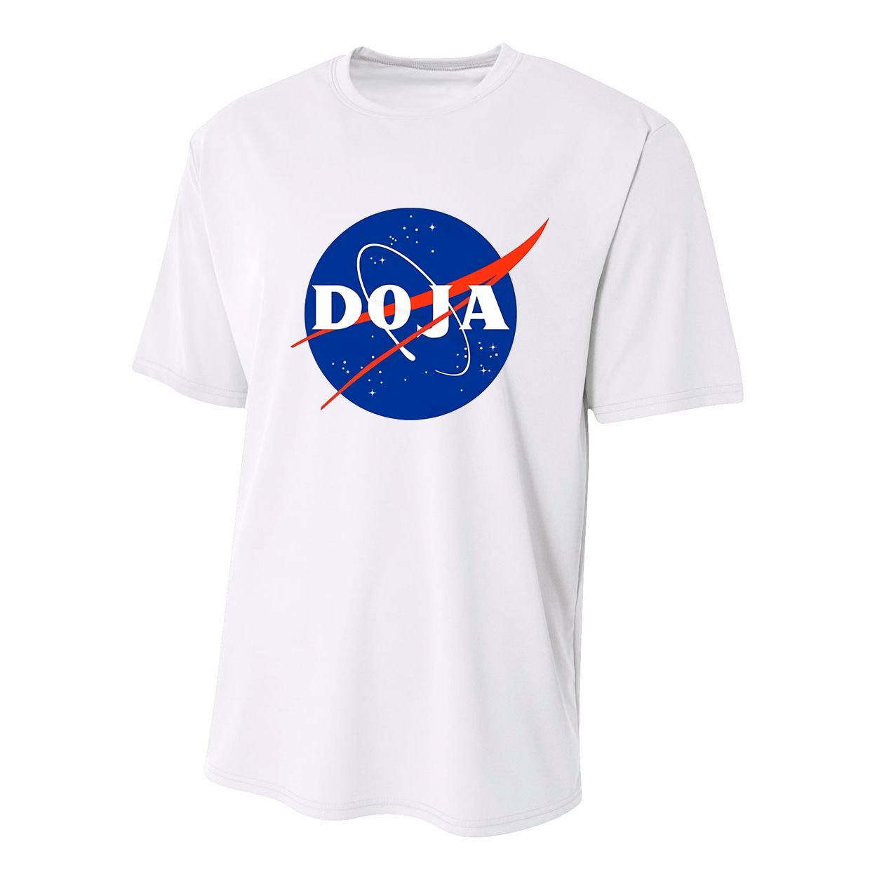 Doja Universe Nasa Blue Doja Cat Youth Performance Sprint T-Shirt