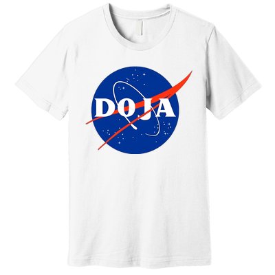 Doja Universe Nasa Blue Doja Cat Premium T-Shirt