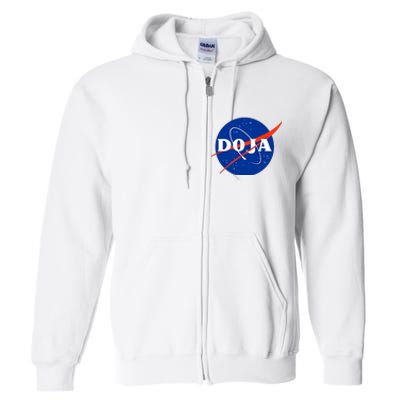 Doja Universe Nasa Blue Doja Cat Full Zip Hoodie