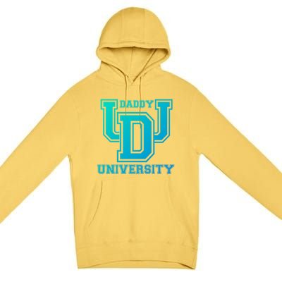 Daddy University New Dad FatherS Day Best Father Ever Gift Premium Pullover Hoodie