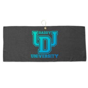 Daddy University New Dad FatherS Day Best Father Ever Gift Large Microfiber Waffle Golf Towel