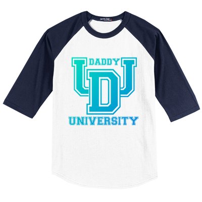 Daddy University New Dad FatherS Day Best Father Ever Gift Baseball Sleeve Shirt