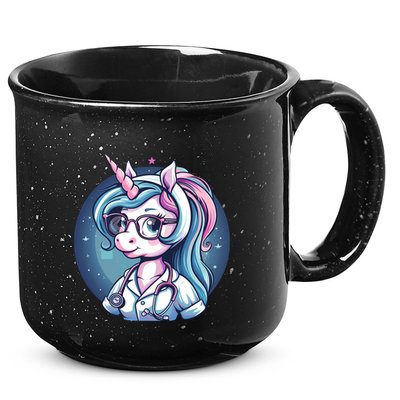 Doctor Unicorn Nursing School Stethoscope Nurse Unicorn Cool Gift 15oz Campfire Ceramic Mug