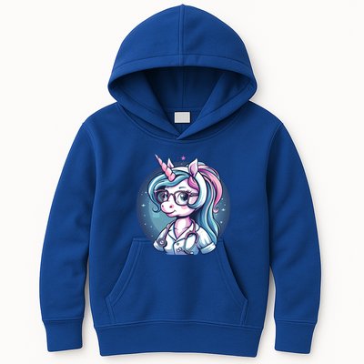 Doctor Unicorn Nursing School Stethoscope Nurse Unicorn Cool Gift Kids Hoodie