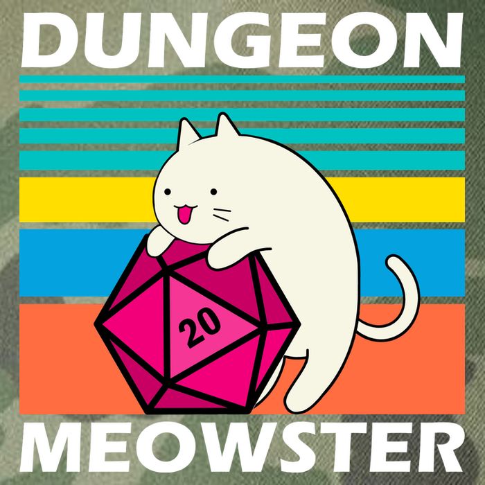 Dungeon Meowster Legacy Tie Dye Trucker Hat