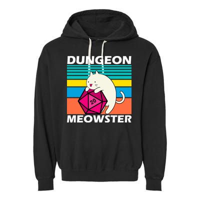 Dungeon Meowster Garment-Dyed Fleece Hoodie