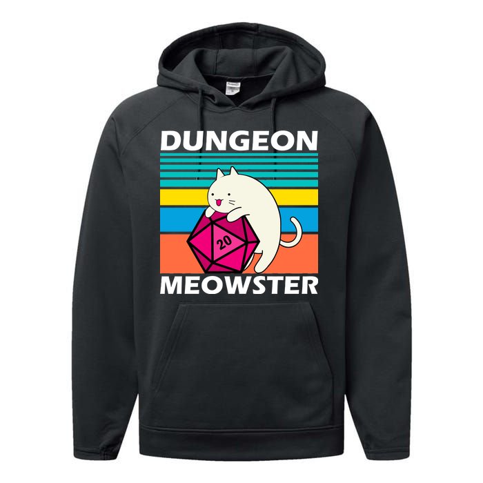 Dungeon Meowster Performance Fleece Hoodie