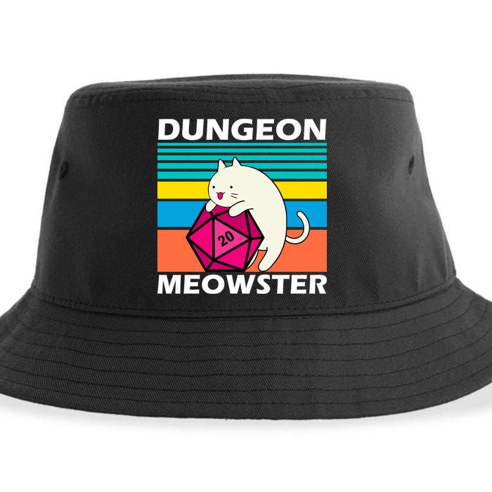 Dungeon Meowster Sustainable Bucket Hat