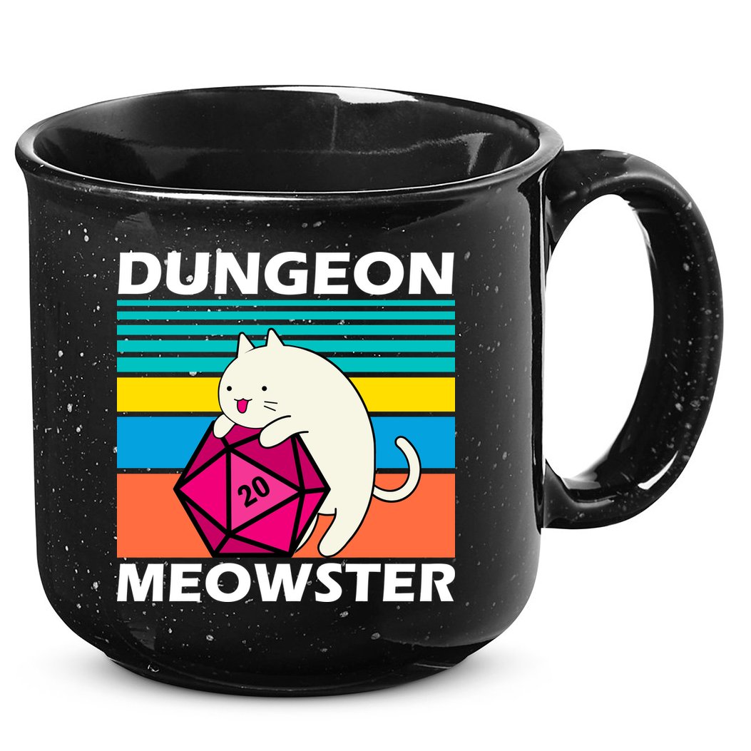 Dungeon Meowster 15oz Campfire Ceramic Mug