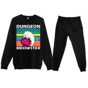 Dungeon Meowster Premium Crewneck Sweatsuit Set