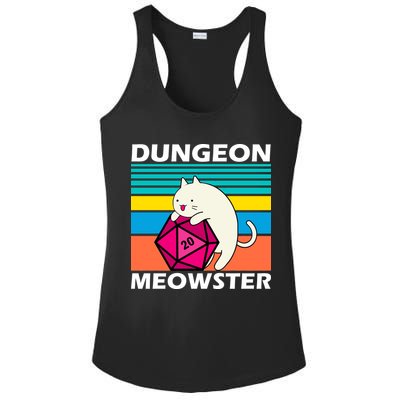 Dungeon Meowster Ladies PosiCharge Competitor Racerback Tank