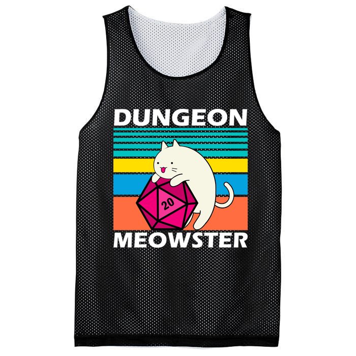 Dungeon Meowster Mesh Reversible Basketball Jersey Tank