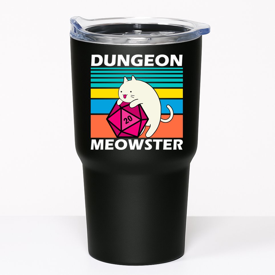 Dungeon Meowster Tumbler