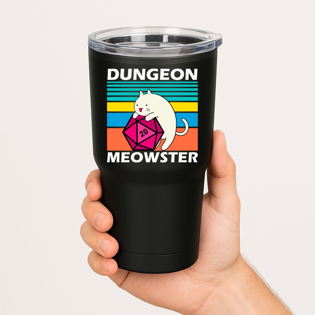 Dungeon Meowster Tumbler