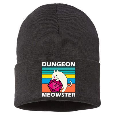 Dungeon Meowster Sustainable Knit Beanie