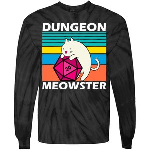 Dungeon Meowster Tie-Dye Long Sleeve Shirt