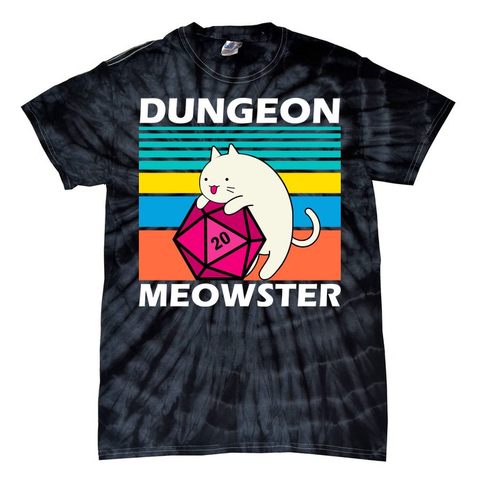 Dungeon Meowster Tie-Dye T-Shirt