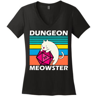 Dungeon Meowster Women's V-Neck T-Shirt
