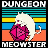 Dungeon Meowster Wool Snapback Cap