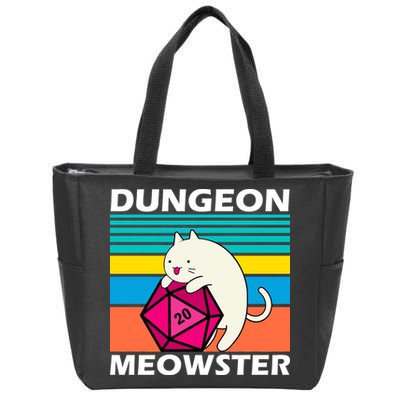 Dungeon Meowster Zip Tote Bag