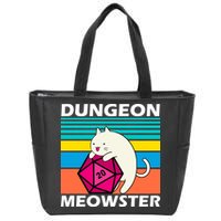 Dungeon Meowster Zip Tote Bag