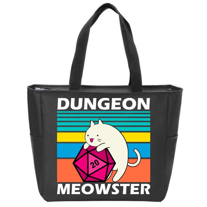 Dungeon Meowster Zip Tote Bag