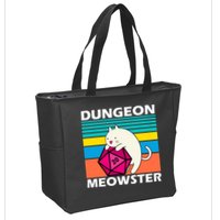 Dungeon Meowster Zip Tote Bag