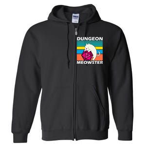 Dungeon Meowster Full Zip Hoodie