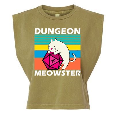 Dungeon Meowster Garment-Dyed Women's Muscle Tee