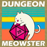Dungeon Meowster Garment-Dyed Women's Muscle Tee