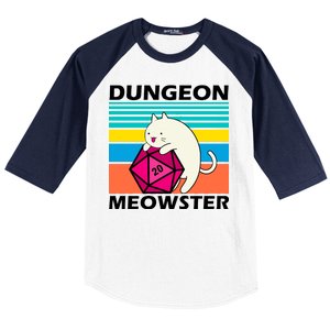 Dungeon Meowster Baseball Sleeve Shirt