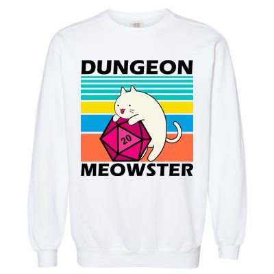 Dungeon Meowster Garment-Dyed Sweatshirt