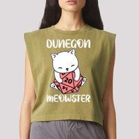 Dungeon Mewoster Garment-Dyed Women's Muscle Tee