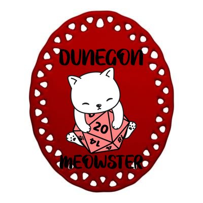 Dungeon Mewoster Ceramic Oval Ornament