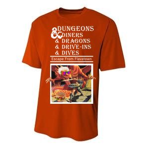 Dungeons & Diners & Dragons & Drive-Ins & Dives Performance Sprint T-Shirt