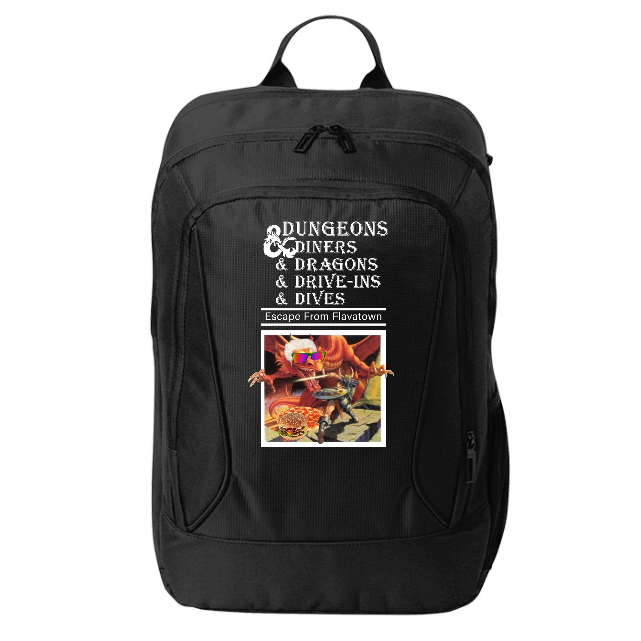 Dungeons & Diners & Dragons & Drive-Ins & Dives City Backpack
