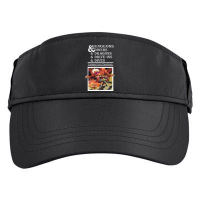 Dungeons & Diners & Dragons & Drive-Ins & Dives Adult Drive Performance Visor