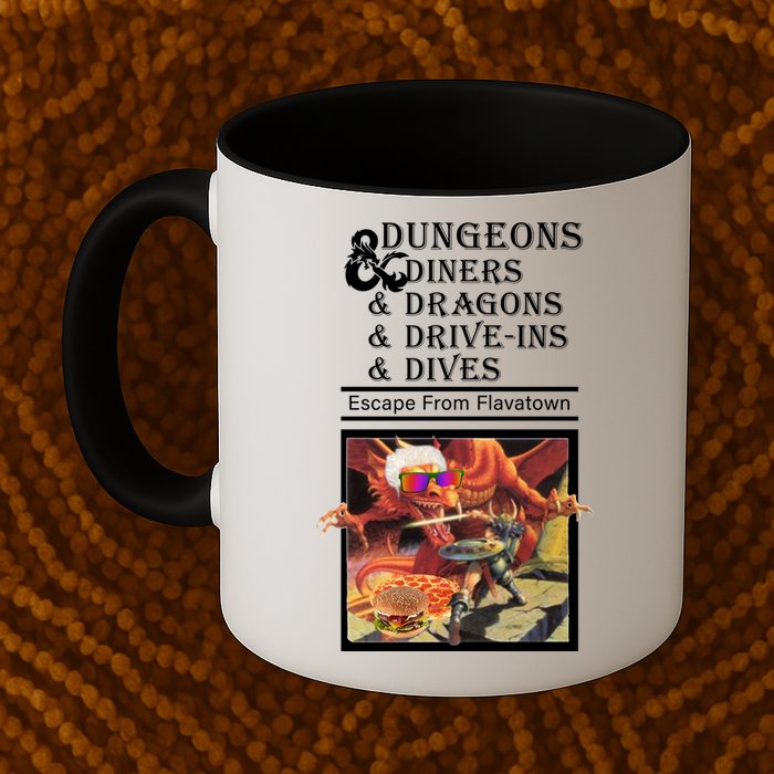 Dungeons & Diners & Dragons & Drive-Ins & Dives Coffee Mug