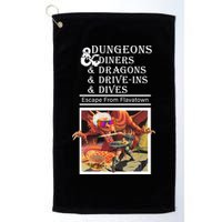 Dungeons & Diners & Dragons & Drive-Ins & Dives Golf Towel