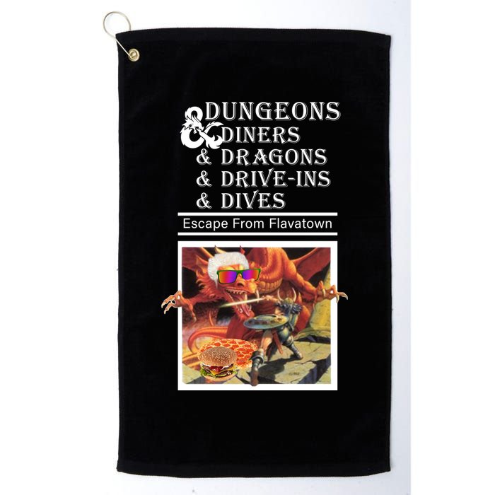 Dungeons & Diners & Dragons & Drive-Ins & Dives Golf Towel