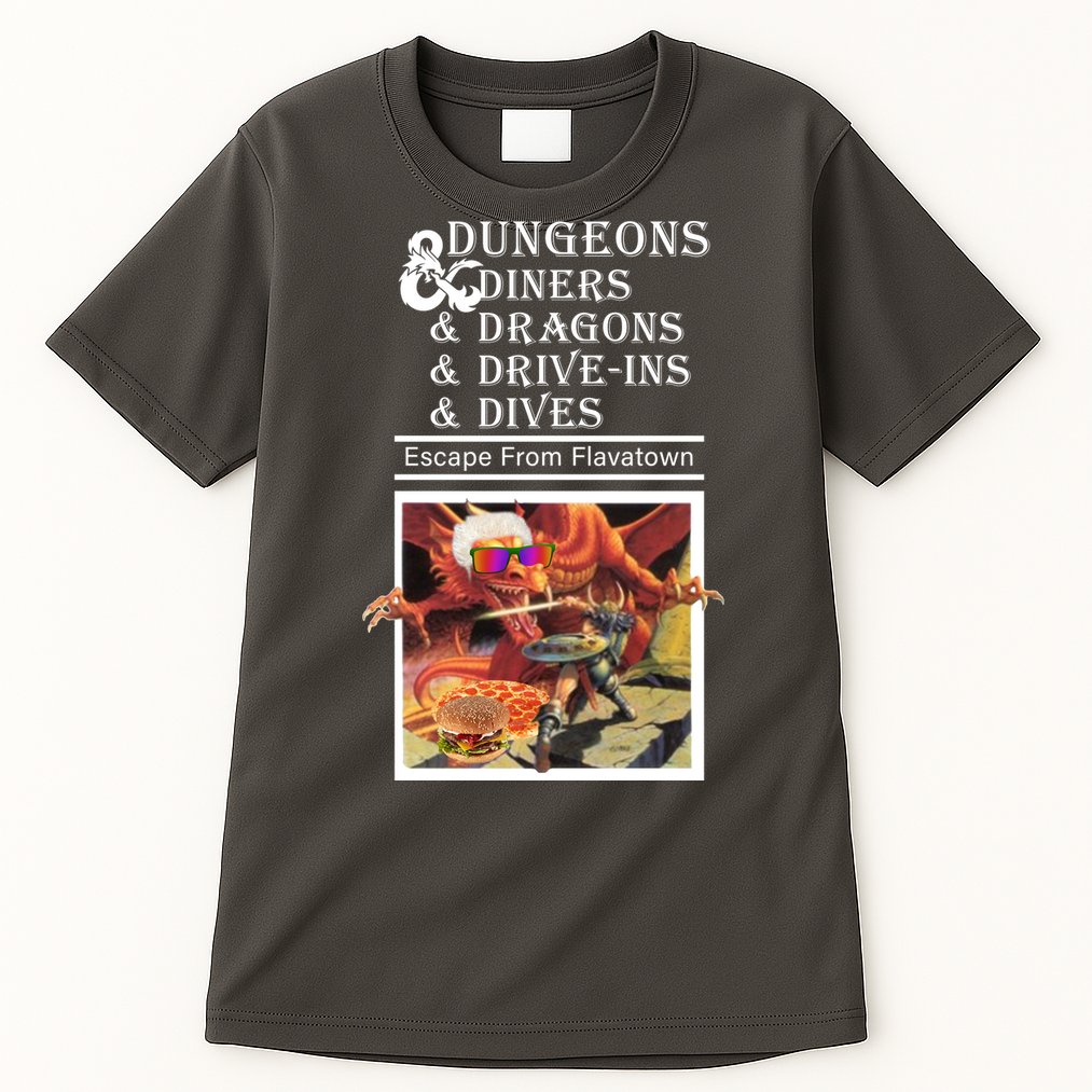 Dungeons & Diners & Dragons & Drive-Ins & Dives Tall T-Shirt