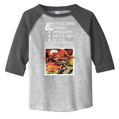 Dungeons & Diners & Dragons & Drive-Ins & Dives Toddler Fine Jersey T-Shirt