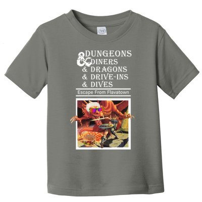 Dungeons & Diners & Dragons & Drive-Ins & Dives Toddler T-Shirt